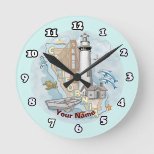 Horloge du phare de Californie