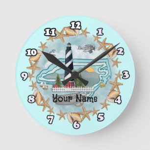 Horloge du phare de Caroline du Nord