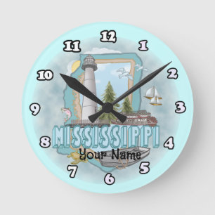 Horloge du phare du Mississippi