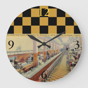 Horloge du plus long comptoir de déjeuner de Woolw