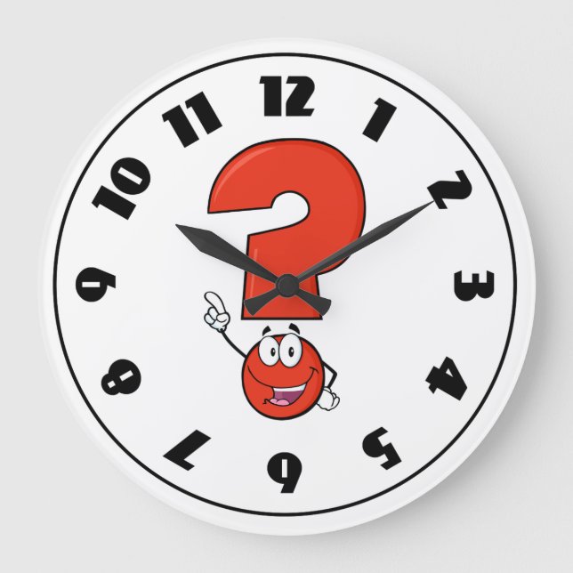 Horloge du point de question rouge (Recto)
