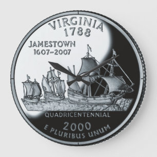 Horloge du quartier de l'État de Faux Virginia