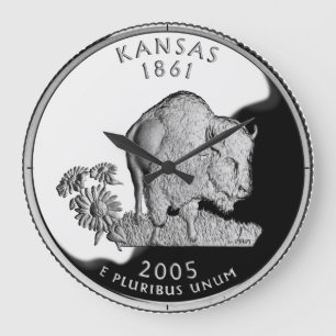 Horloge du quartier des Faux de l'État du Kansas