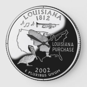 Horloge du quartier d'état de Faux Louisiana