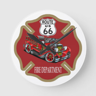 Horloge du service d'incendie Route 66