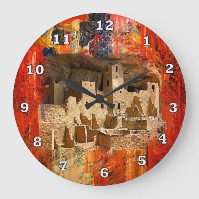 Horloge du sud-ouest de falaises de MESA Verde (Recto)