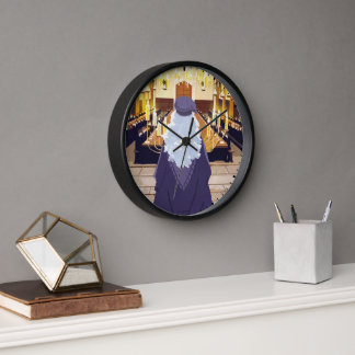 Horloge Dumbledore parlant dans le Grand Hall de Poudlard