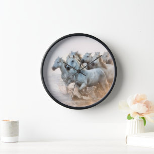 Horloge Eau méditerranéenne au lever du soleil