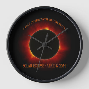 Horloge Éclipse solaire totale