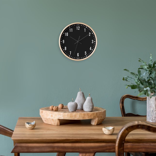 Horloge École classique Mur noir (Créateur téléchargé)