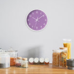 Horloge École classique violet<br><div class="desc">Horloge classique, régler les couleurs des lignes et de l'arrière - plan, ainsi que la police.</div>