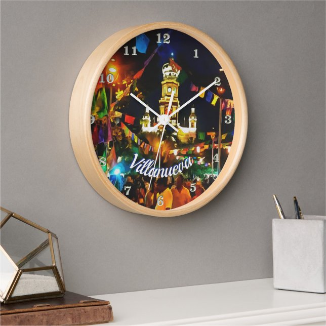 Horloge Eglise de Guadalupe Dia de Los Muertos PV-190130 (Créateur téléchargé)