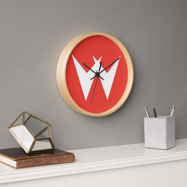 Horloge électronique Williams - Blanc (Bureau)