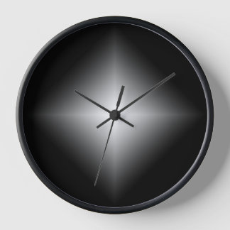 Horloge Elégant blanc minimaliste et mur moderne