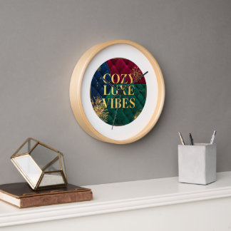 Horloge Elegant Wrist Watch with "Cozy Luxe Vibes" Design