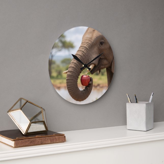 Horloge éléphant (Bureau)