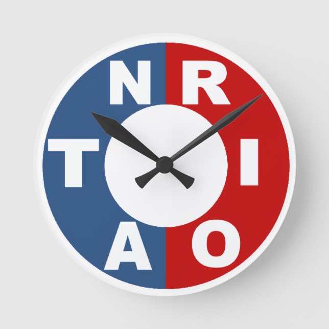 Horloge en Acrylique ronde medium Design ONTARIO (Recto)