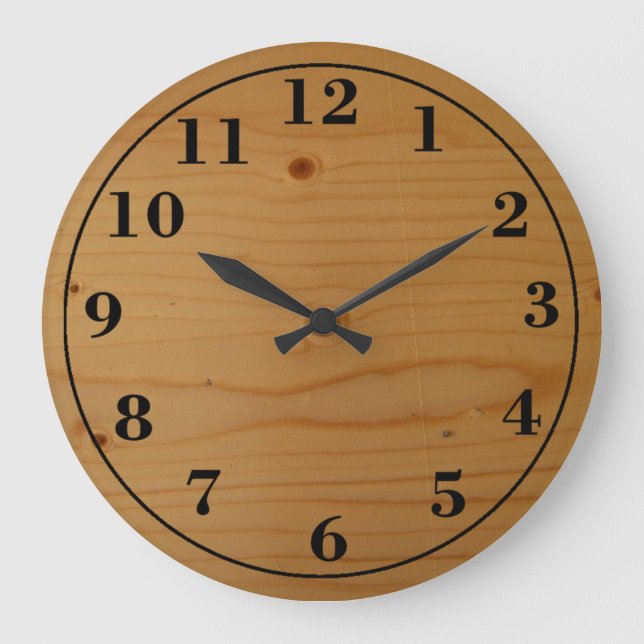 horloge en bois (Recto)