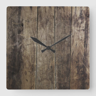 Horloge en bois de Faux