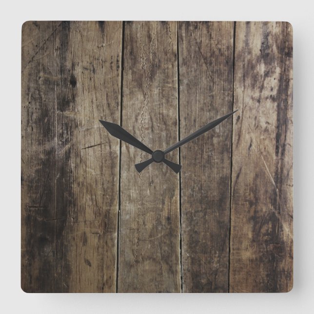 Horloge en bois de Faux (Recto)
