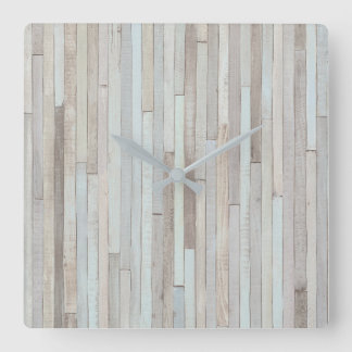 HORLOGE EN BOIS DE PLAGE DE PASTEL