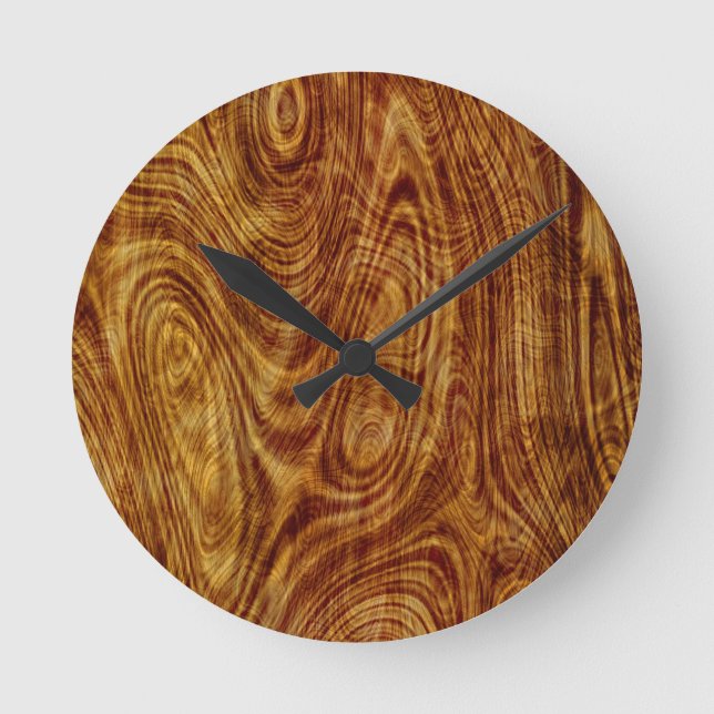 Horloge en bois d'effet d'arbre de nature de (Recto)