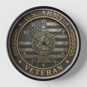 Horloge en hommage aux vétérans de l'armée