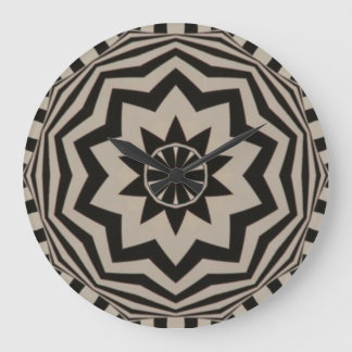 Horloge en noir et blanc gras