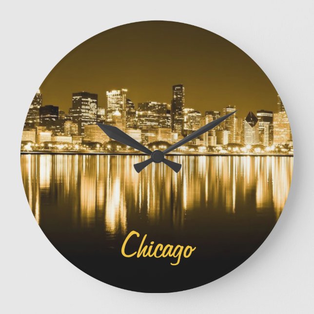 horloge en or Chicago (Recto)