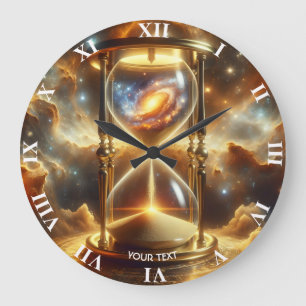 Horloge en verre spatial mignonne Imaginaire