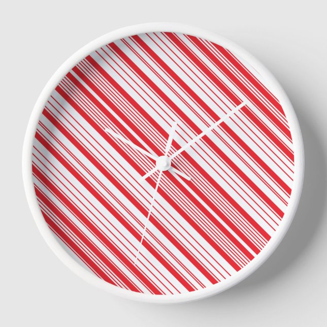 Horloge encadrée en bois de menthe (Recto)