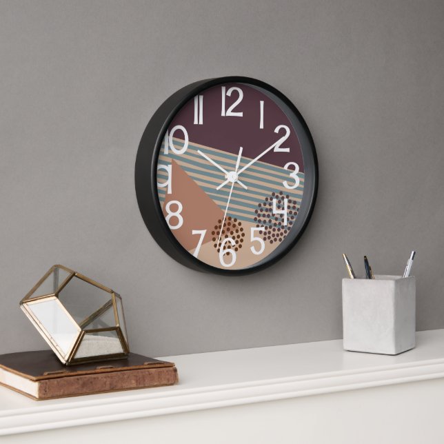 Horloge Encore un autre abstrait du milieu du siècle  (Bureau)