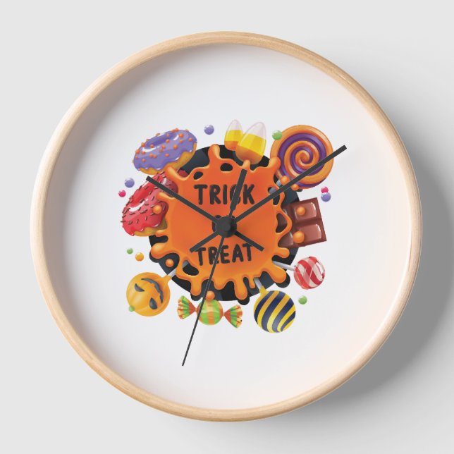 Horloge enfants halloween (Recto)