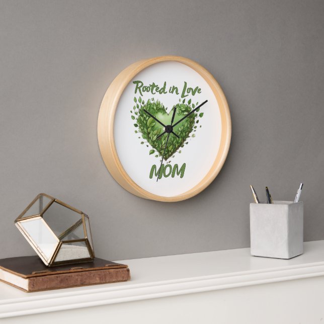 Horloge Enracinée dans l'amour, Maman (Bureau)