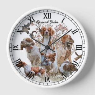 Horloge Épagneul breton