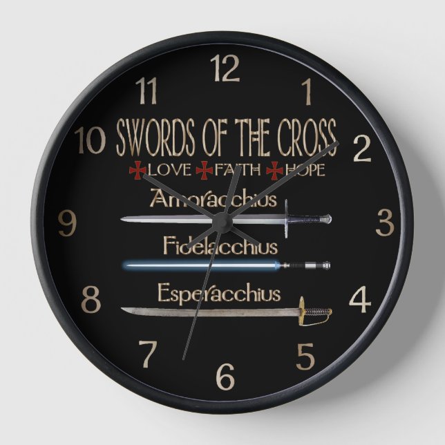 Horloge Épées Des Fans De Croix Dresde (Recto)