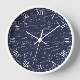Horloge Équations amusantes pour les professeurs de mathém