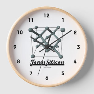 Horloge Équipe Silicon Unité de silicone Structure chimiqu