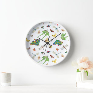 Horloge Eric Carle   La vie n'est-elle pas belle ? Motif