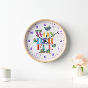 Horloge Eric Carle   Merveilleux