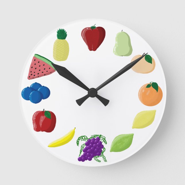 Horloge Fabrique Fruit (Recto)