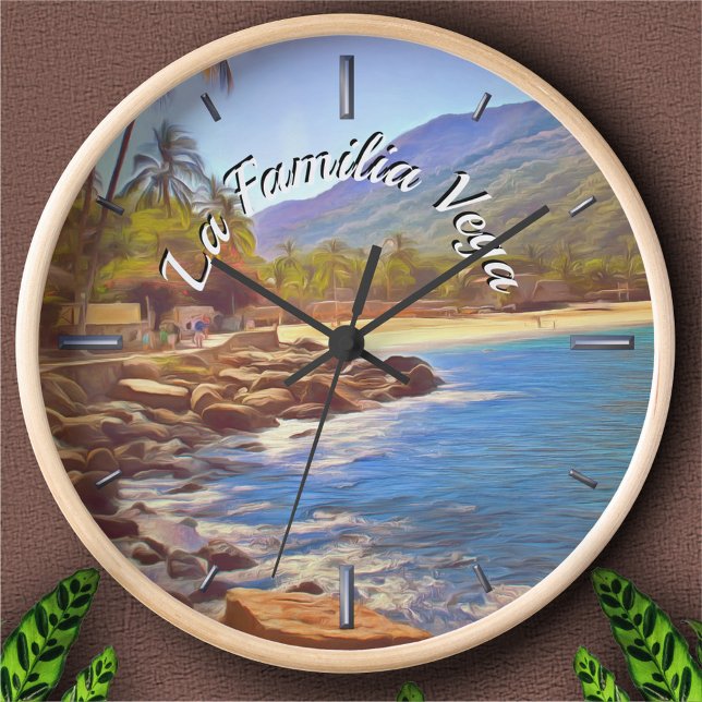 Horloge Famille Yelapa Beach 761 (Créateur téléchargé)