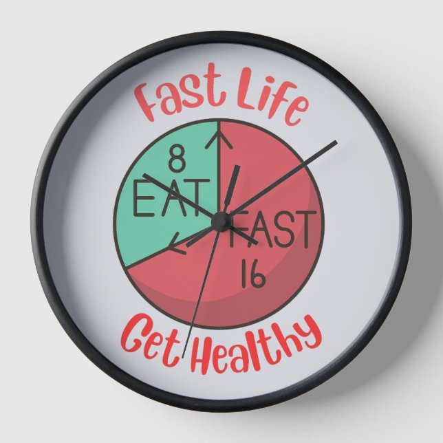 Horloge Fast Life Get Healthy (Recto)