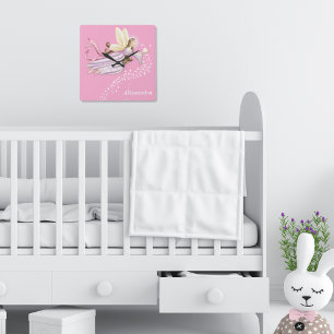 Horloge fée d'ange magique personnalisée pour les