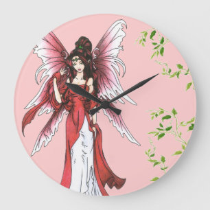 Horloge Fée Grenat