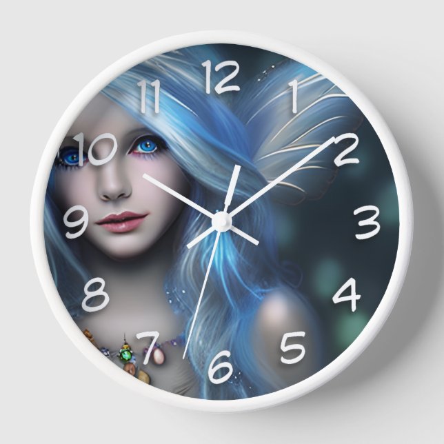 Horloge Fée mystique éthérée fille (Recto)