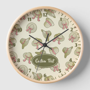 Horloge Femme Casquette d'été Jaune