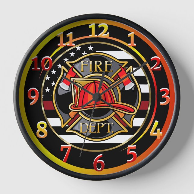 HORLOGE FERMETURE DU MINISTÈRE DES INCENDIES (Recto)