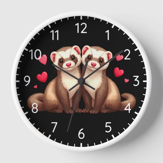 Horloge Ferret Love (Recto)