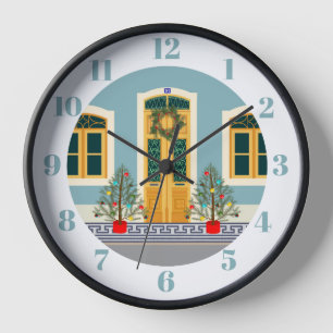 Horloge Fête de Noël Maison portugaise